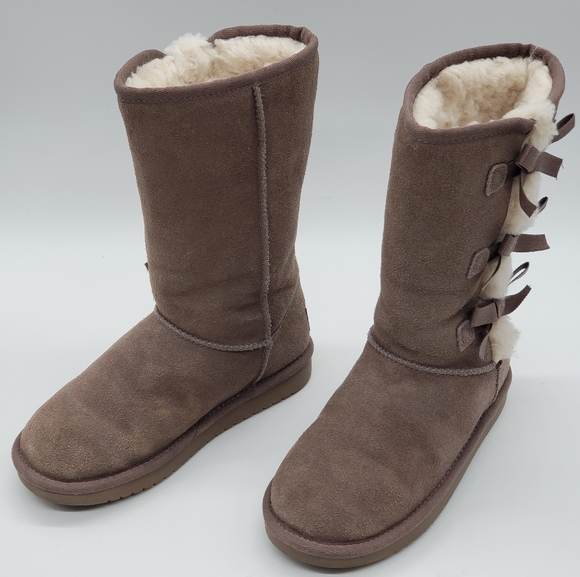 Koolaburra by UGG Victoria Bows - Tall boots Cinder Size 2 - Picture 5 of 12